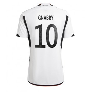 Tyskland Serge Gnabry #10 Hemmatröja VM 2022 Kortärmad